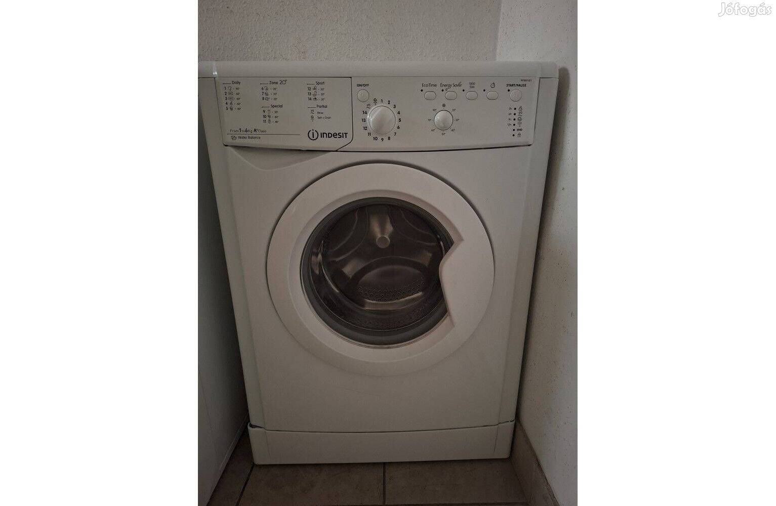 Használt Indesit Iwsb61051 Keskeny Mosógép [H16456] 3 hó garancia